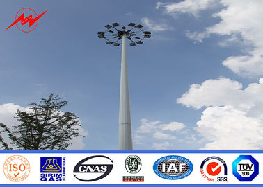 চীন Power Plants Lighting Conical 36m Square Light High Mast Pole With Auto Racing System সরবরাহকারী