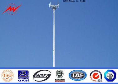 চীন Steel 95 ft Mono Pole Tower Mobile Cell Phone Tower Tapered Flanged Steel Poles সরবরাহকারী