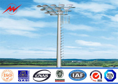 চীন Outdoor 25M Galvanzied High Mast Pole with 6 lights for airport lighting সরবরাহকারী
