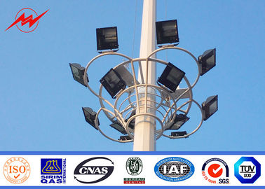 চীন Outside Parking Lot Bitumen High Mast Tower 3mm 25m with Round Lamp Panel সরবরাহকারী