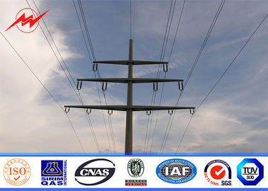 চীন Tapered Two Section Steel Electrical Utility Poles ASTM A123 Galvanization Standard সরবরাহকারী