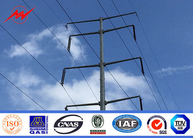 চীন Gr 65 Material Commercial Light Poles Lattice Welded Electric Power Pole With Bitumen সরবরাহকারী