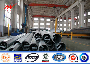 চীন Shockproof Galvanised Steel Transmission Poles / Straight Pole Tolerance +/-2% সরবরাহকারী