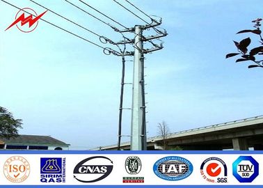 চীন 16m High Mast Steel Utility Power Poles High Voltage Pole With Aluminum Conductor সরবরাহকারী