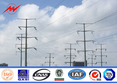 চীন 30 ফুট বৈদ্যুতিক শক্তি মেরু গরম ডুব Galvanizing এবং ট্রান্সমিশন লাইন জন্য গুঁড়া পেইন্টিং সরবরাহকারী