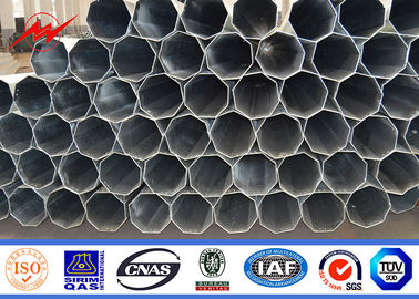 চীন Multi Side 69 KV -132 KV Galvanized Steel Pole Tubular Steel Structures With Bitumen সরবরাহকারী