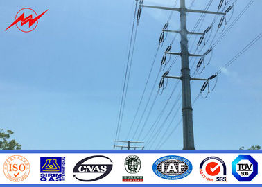 চীন 33kv Power Transmission Poles + / -2% Tolerance Transmission Line Steel Pole Tower সরবরাহকারী