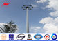 Power Plants Lighting Conical 36m Square Light High Mast Pole With Auto Racing System সরবরাহকারী