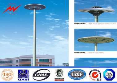 20m multisided galvanized High Mast Pole for sports center lighting সরবরাহকারী