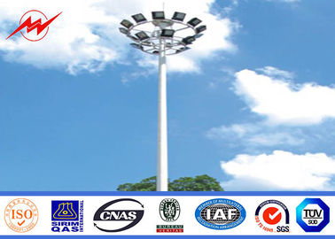 Outdoor 80M Galvanized Painting High Mast Pole with Lifting System সরবরাহকারী