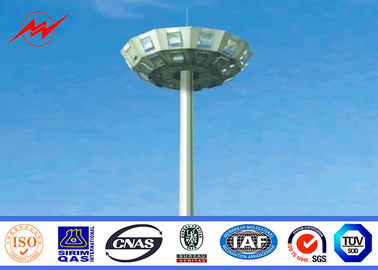 Outdoor 80M Galvanized Painting High Mast Pole with Lifting System সরবরাহকারী