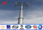 Steel poles 16m pipes Steel Utility Pole for electrical transmission সরবরাহকারী