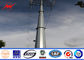 Steel Electric Poles / Eleactrical Power Pole With Cable সরবরাহকারী
