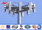 Round Tapered Mast Steel Structure Mono Pole Tower , Monopole Telecom Tower সরবরাহকারী
