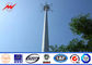 Round Tapered Mast Steel Structure Mono Pole Tower , Monopole Telecom Tower সরবরাহকারী