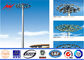 HDG galvanized Power pole High Mast Pole with 400w HPS lanterns সরবরাহকারী