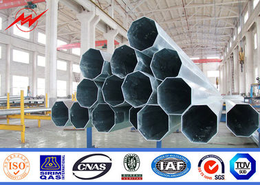12m 800Dan Galvanised Steel Poles Transmission Line Poles With Stepped Bolt সরবরাহকারী