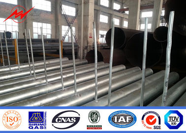 Hot dip galvanized 7m solar Street Light Poles with single arm সরবরাহকারী