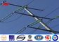 10M 2.5KN Steel Utility Pole Q345 material for Africa Electicity distribution power with galvanization সরবরাহকারী