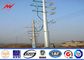 12sides 10M 2.5KN Steel Utility Pole for overhed distribution structures with earth rod সরবরাহকারী