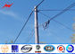 Professional Grade Three 128kv electric Steel Utility Pole 65ft 1000kg load সরবরাহকারী
