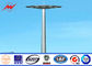 35M Round Galvanized Stadium High Mast Light Pole With 400kg Rasing Lifting System সরবরাহকারী