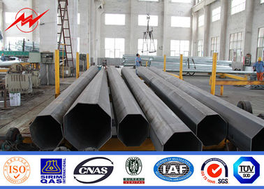 Explosion - proof 13m 1250dan Electrical Steel Utility Pole 2.5m Cross Arm সরবরাহকারী