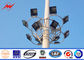 Outside Parking Lot Bitumen High Mast Tower 3mm 25m with Round Lamp Panel সরবরাহকারী