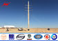 Conical 12.2m 1280kg Load Steel Utility Pole For Power 65kv Distribution সরবরাহকারী