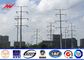 Tapered Two Section Steel Electrical Utility Poles ASTM A123 Galvanization Standard সরবরাহকারী