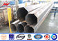 20 FT Galvanised Steel Poles / Tubular Pole For Philippines Transmission Line সরবরাহকারী
