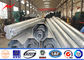 Steel Utility Galvanized Steel Transmission Poles , Shock Resistance Power Line Pole সরবরাহকারী
