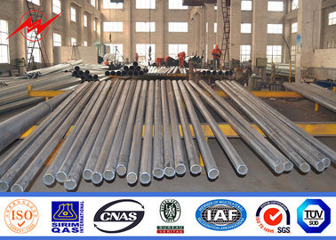 30 ফুট বৈদ্যুতিক শক্তি মেরু গরম ডুব Galvanizing এবং ট্রান্সমিশন লাইন জন্য গুঁড়া পেইন্টিং সরবরাহকারী