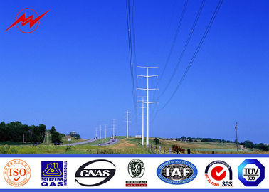 10 kv - 550 kv Electricity Steel Utility Pole For Power Transmission Line সরবরাহকারী