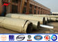 Multi Side 69 KV Galvanized Steel Pole Tubular Steel Structures With Bitumen সরবরাহকারী