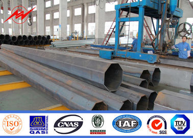 OEM ইলেকট্রিক ইউটিলিটি মেরু 10m উচ্চতা 2.75mm বেধ অষ্টভুজ আকৃতি 1.5m বন্ধনী সরবরাহকারী