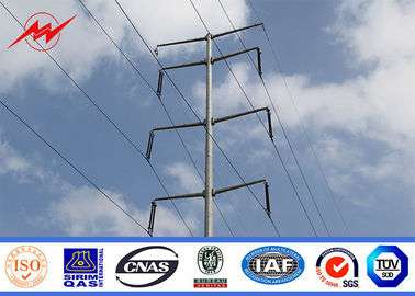9m 200Dan Galvanized Conicial Power Transmission Poles For Electrical Line Project সরবরাহকারী