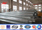 Galvanized Electrical Steel Power Pole 1mm to 30mm Thickness , Polygonal Or Conical Shape সরবরাহকারী