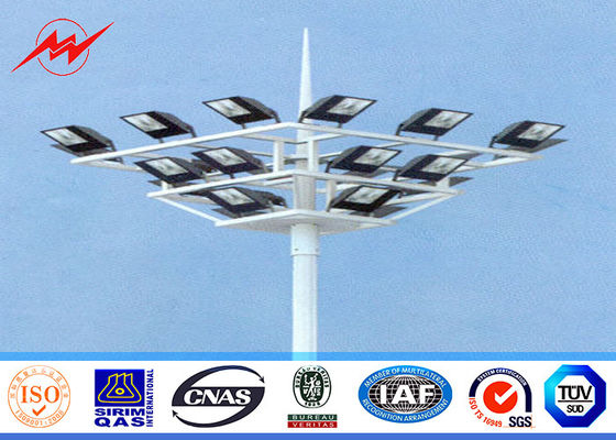 30M উচ্চতা উচ্চ মস্তিষ্কের টাওয়ার বন্যা হাল্কা মেরু ith 1000W এইচপি ল্যাম্প