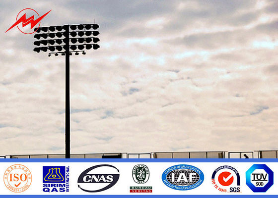 30 মি পেইন্টিং স্টেডিয়াম উচ্চ মাপ মেরু বিমানবন্দর চেম্বার সঙ্গে আলো জ্বালানো