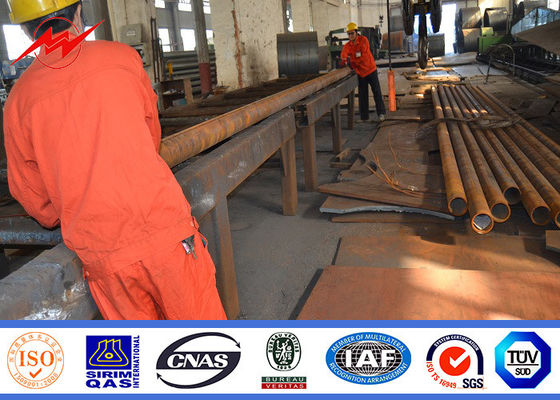 পার্ক আলো জন্য 11 মি একক আর্ম গরম ডুব galvanized ইস্পাত মেরু