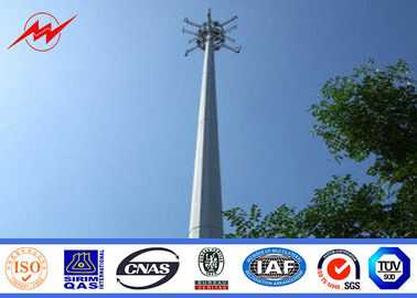 80FT গ্যালভানাইজড মনো পোল টাওয়ার ইস্পাত মনোপোল ট্রান্সমিশন