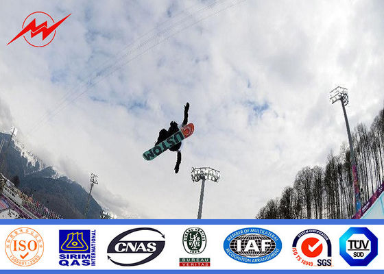 উত্তোলন সিস্টেম সঙ্গে 25m ভৌগোলিক উচ্চ মস্তিষ্কের মেরু চাঁদা চলাচলের আলো