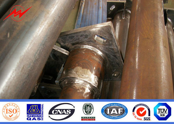 উত্তোলন সিস্টেম সঙ্গে পার্ক আলো জন্য 35m বৃত্তাকার উচ্চ মাপ মেরু