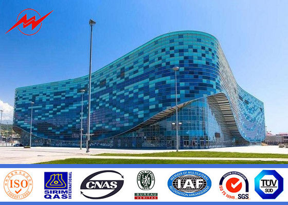 40m বহুভুজ উচ্চ স্ন্যাপ মেরু ক্রীড়া কেন্দ্র আলোচকের সঙ্গে আলো