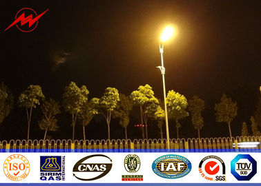 Round / Octagonal 8m Hot Dip Galvanized Street Light Poles With 30w LED