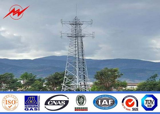 High Voltage Galvanized Steel Electric Monopole Telecommunication Tower