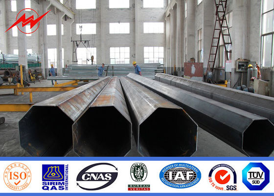 Q345 3mm thickness Steel Utility Pole for street and park lighting