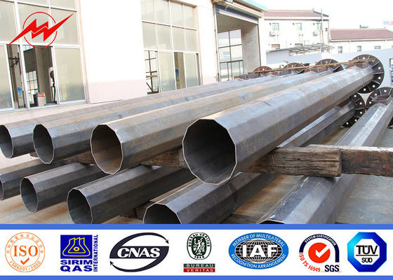 Tapered 20m 8 Lights High Mast Pole / Parking Lot Light Poles with HPS Light