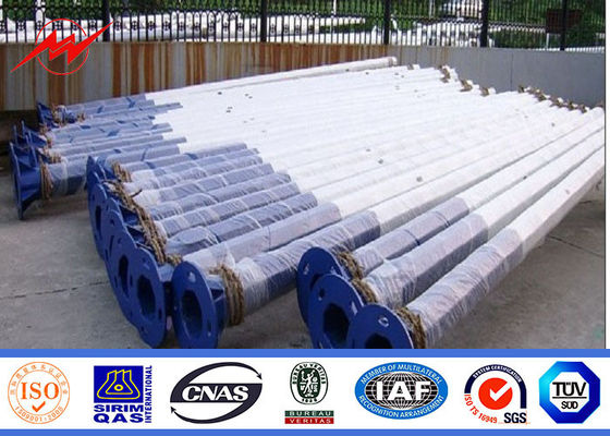 Windproof High Way 4m Steel Traffic Light Signals With Post Controller